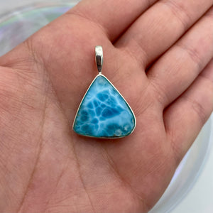 Larimar Necklace - .925 Silver