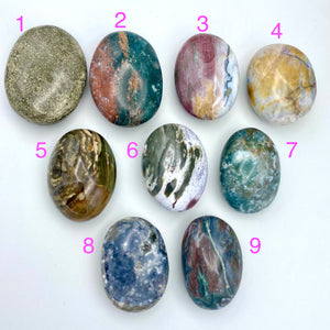 Ocean Jasper Palm Stones