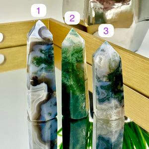 Moss Agate Towers