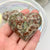 Russian Flower Agate Hearts