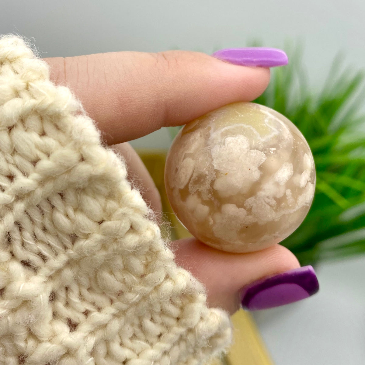 Flower Agate Spheres