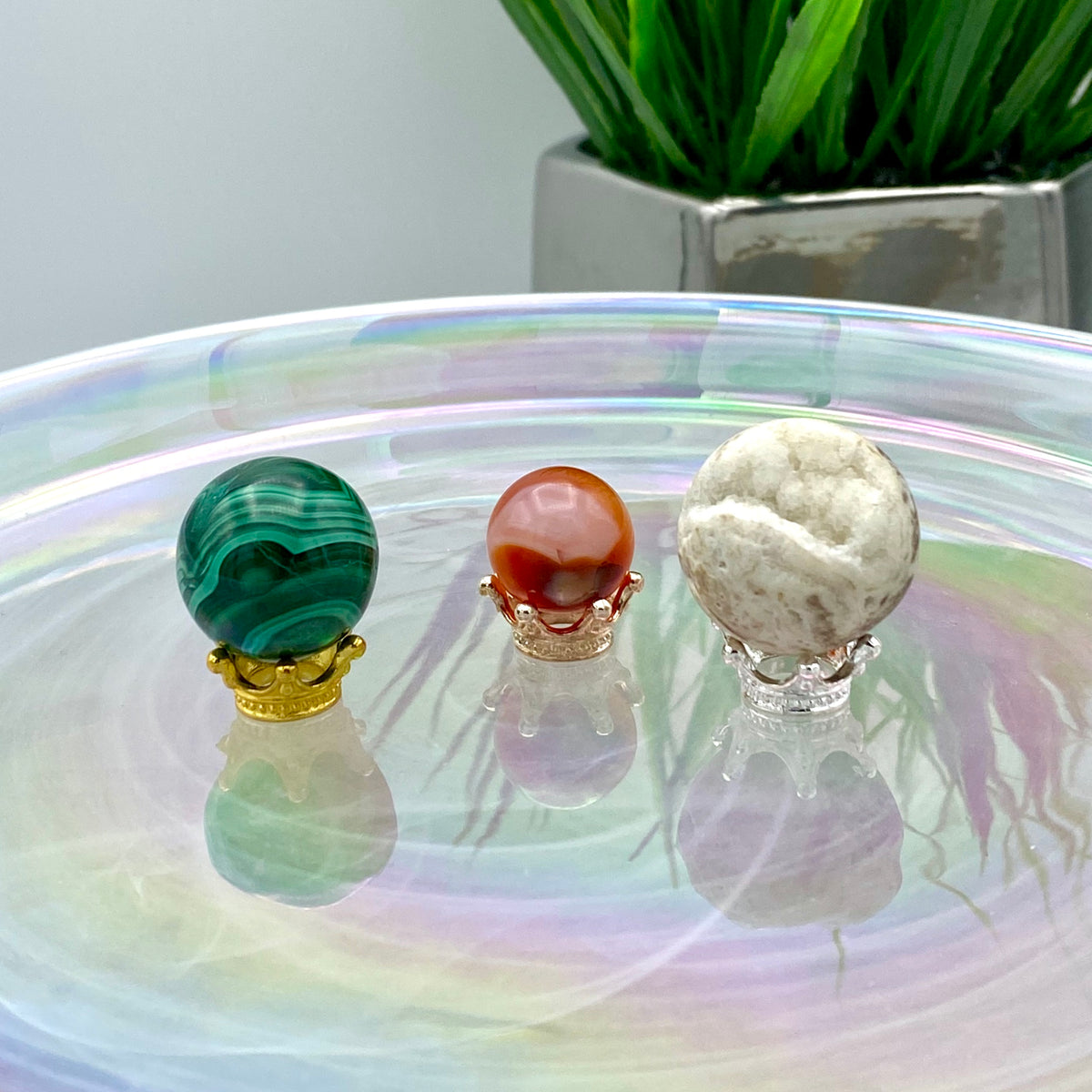 Mini Crown Sphere Stands