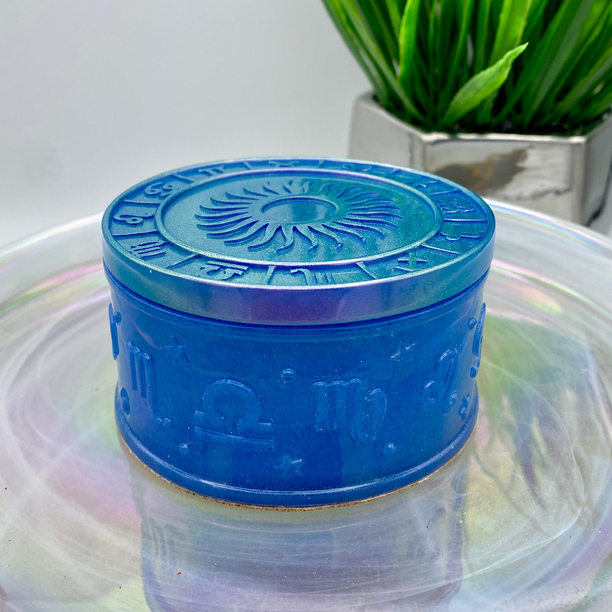 ZODIAC TRINKET BOX - PURPLE / BLUE