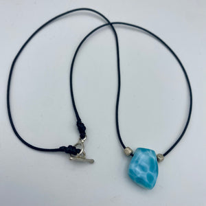 Larimar Necklace - .925 Silver