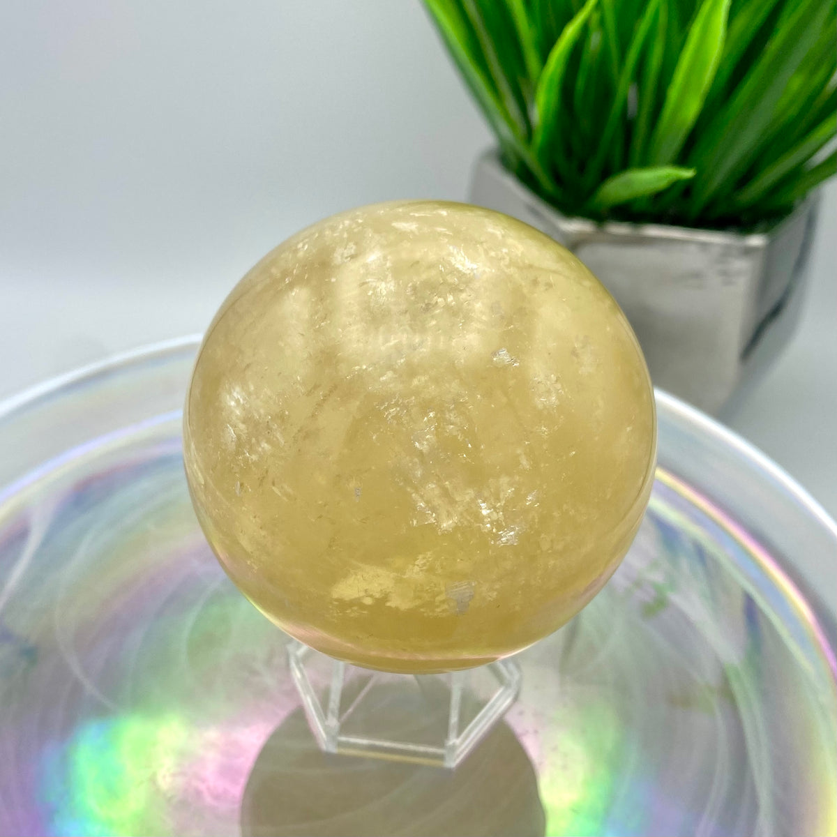 Honey Calcite Sphere #2