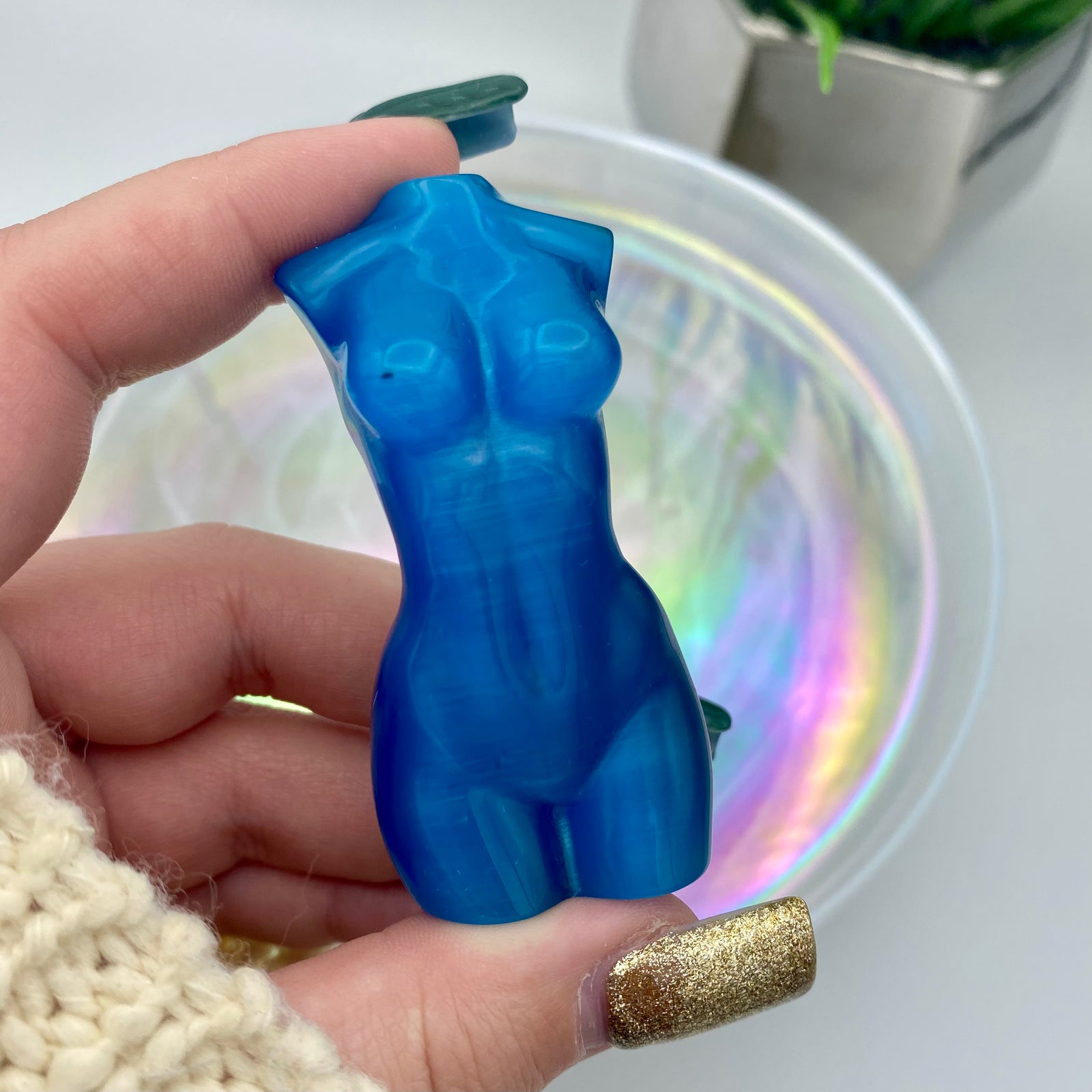 Blue Cat's Eye Goddess Body