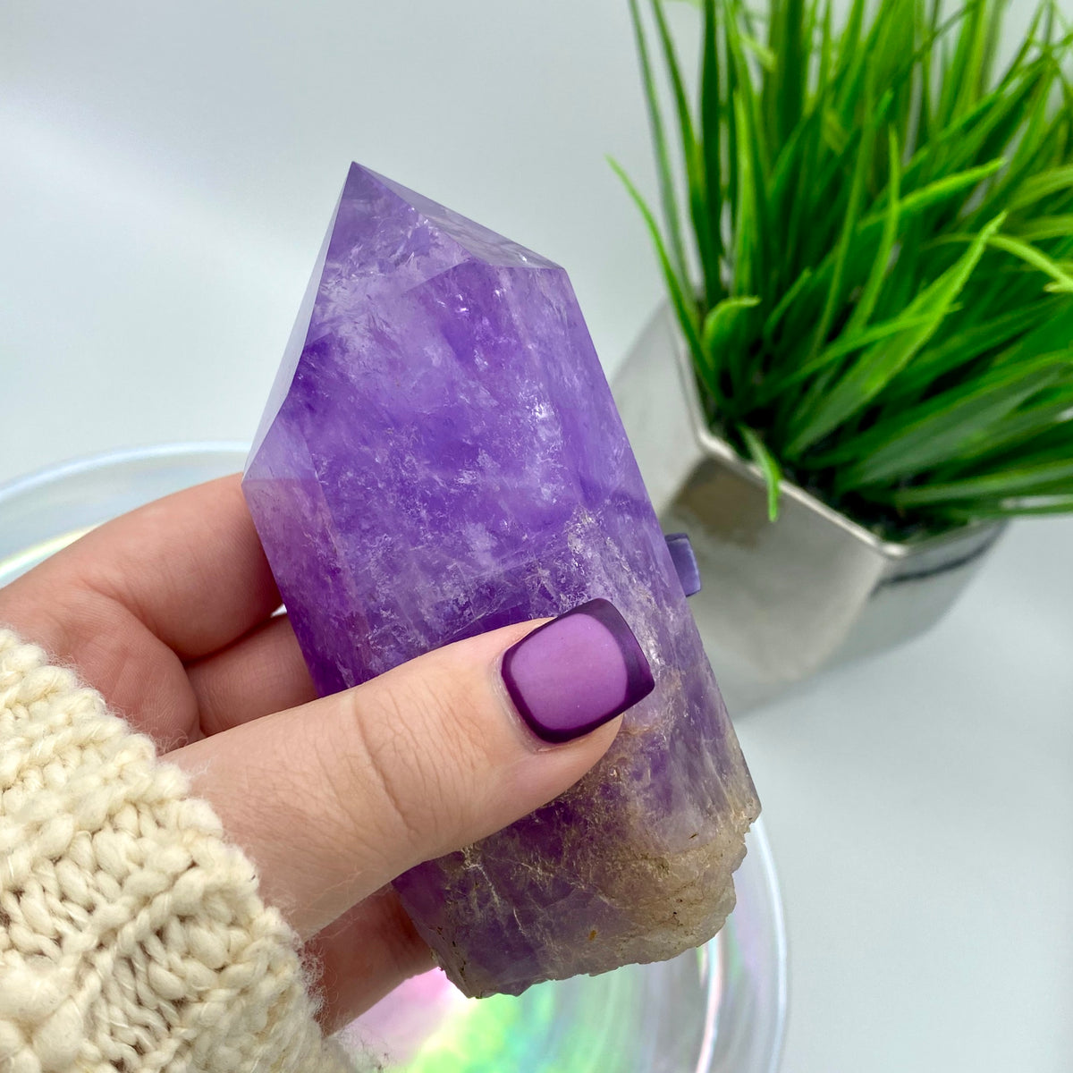 Amethyst Tower w/ Stand