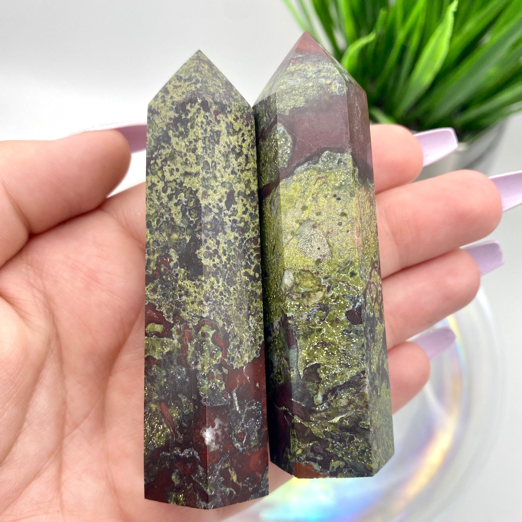 Dragon's Blood Jasper Tower