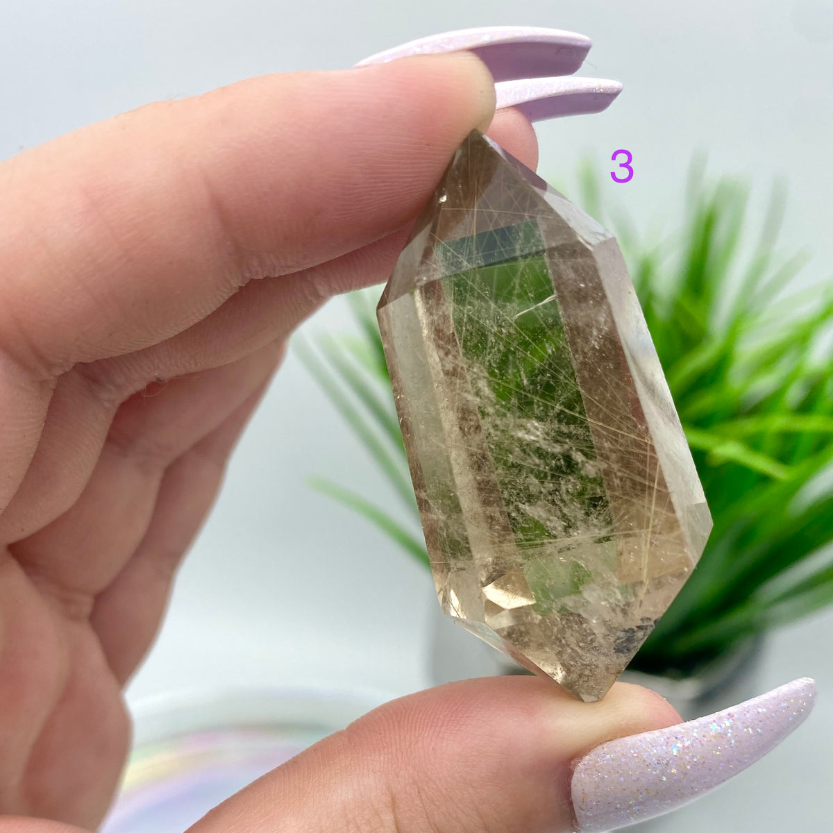 Rutilated Quartz Points