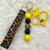 Self Defense Keychain - "Yellow Bee"