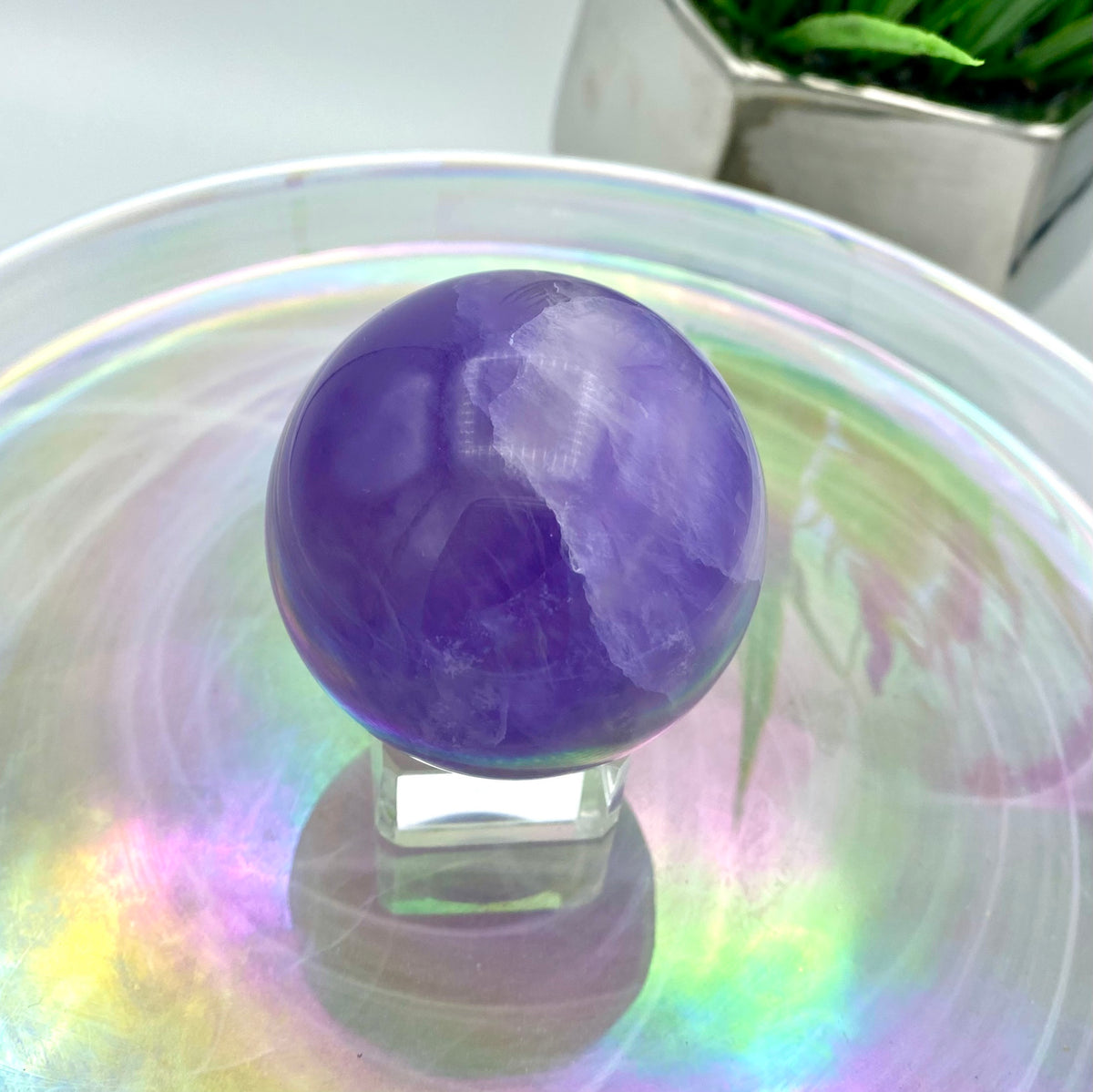 Purple Fluorite Sphere #2