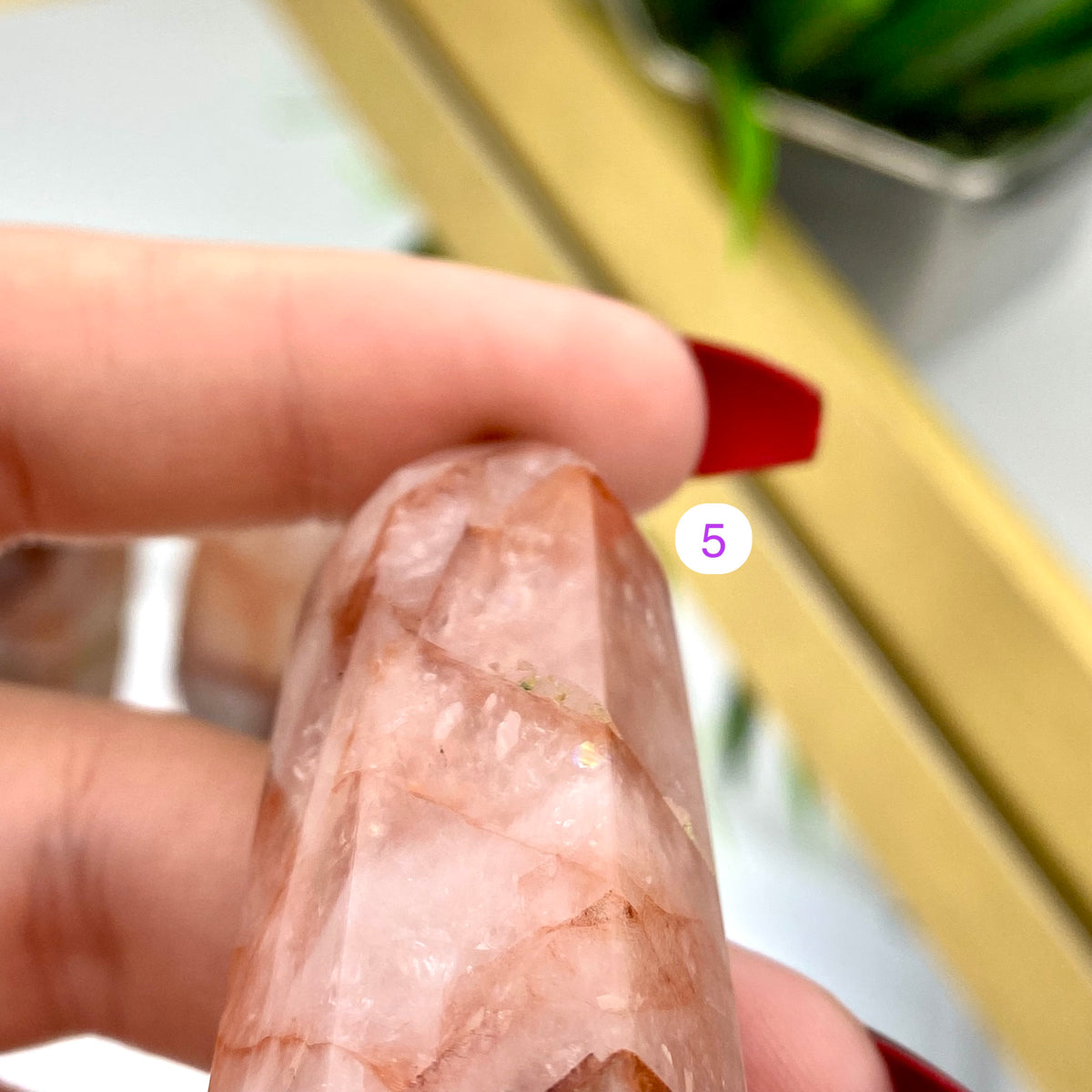 Fire Quartz / Hematoid Quartz Towers