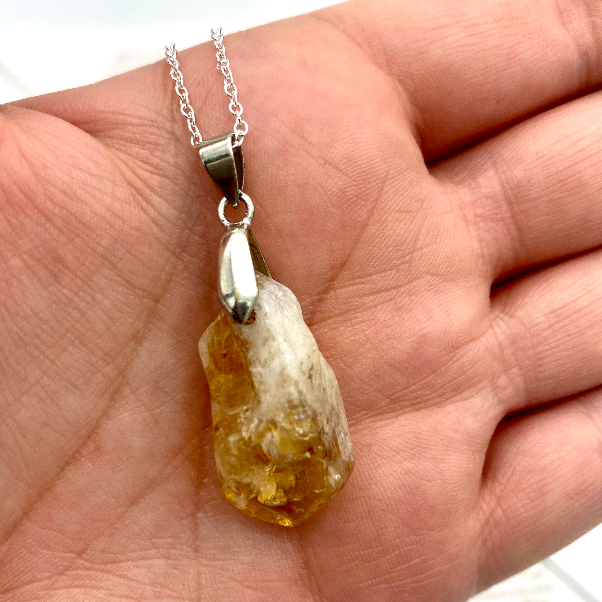 Citrine Point HTA Necklace