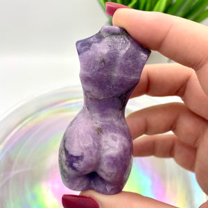 Lepidolite Goddess Body