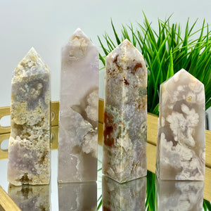 Flower Agate Larger Towers