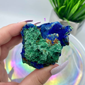 Azurite X Malachite Specimen