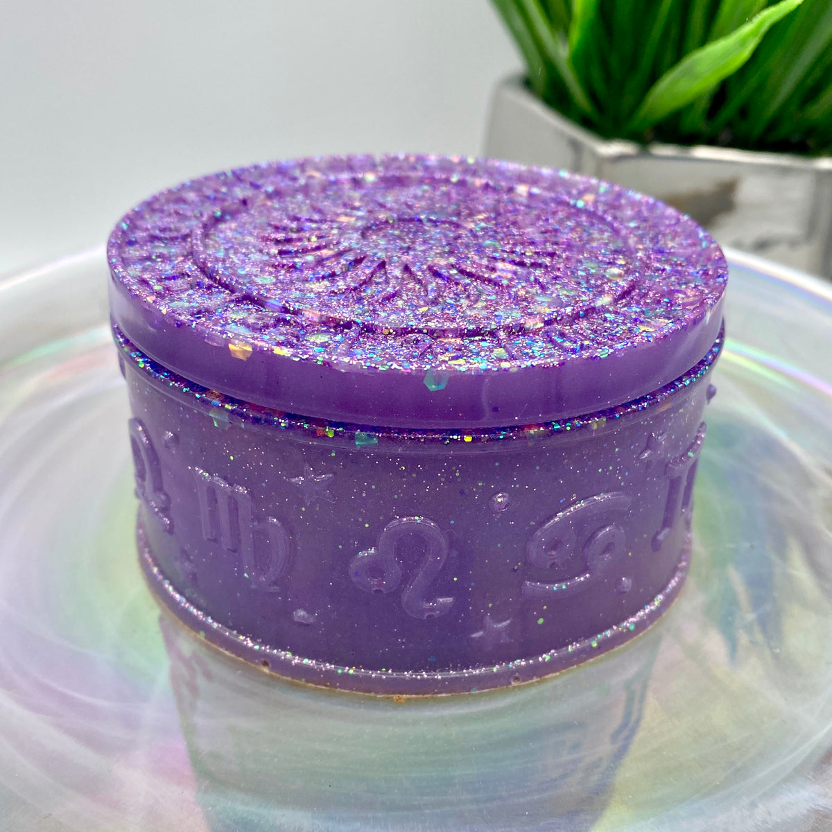 ZODIAC TRINKET BOX - PURPLE