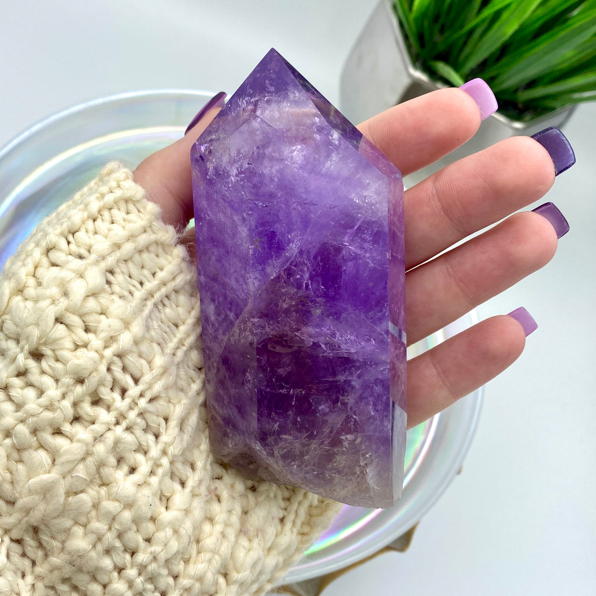 Amethyst Tower w/ Stand