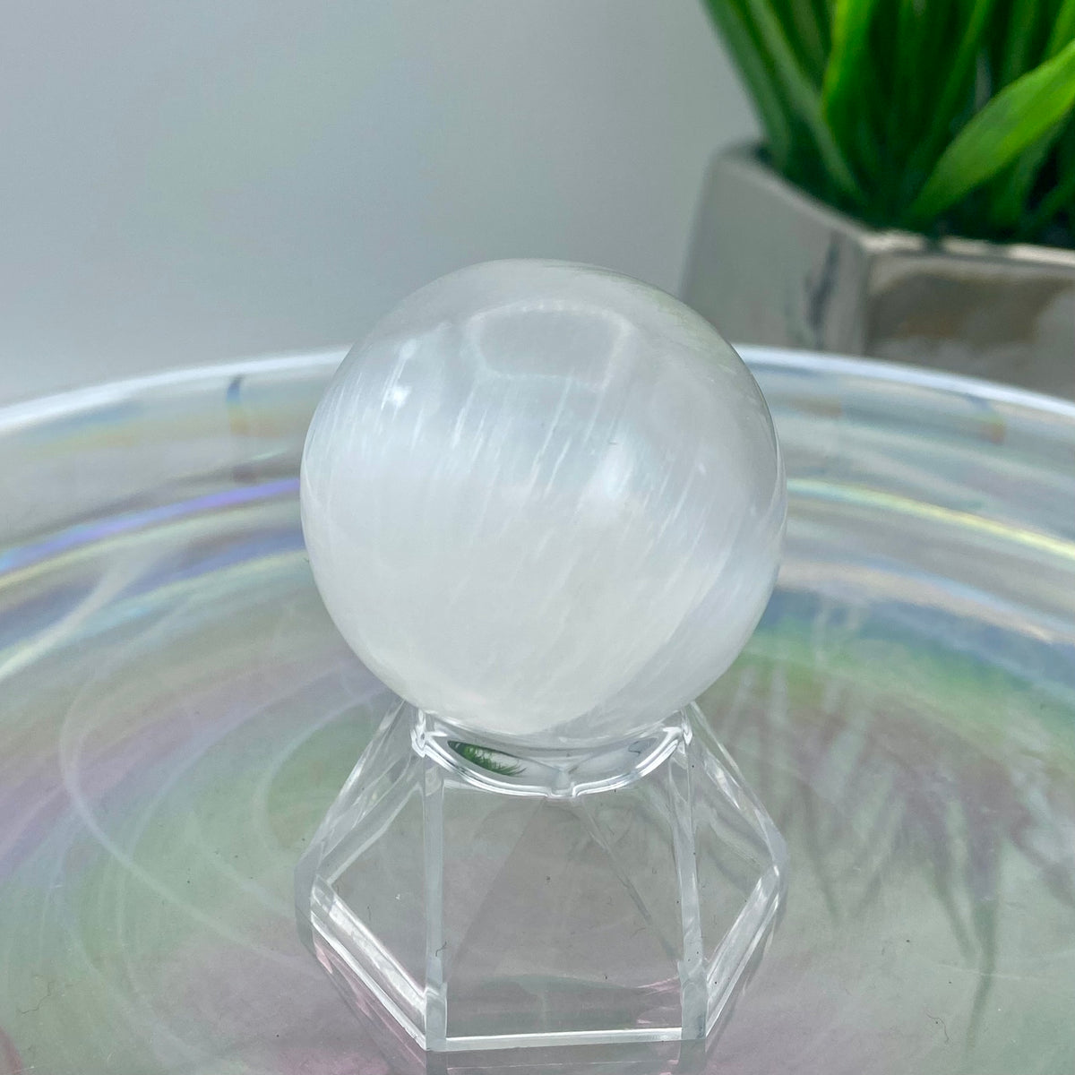 Satin Spar / Selenite Sphere
