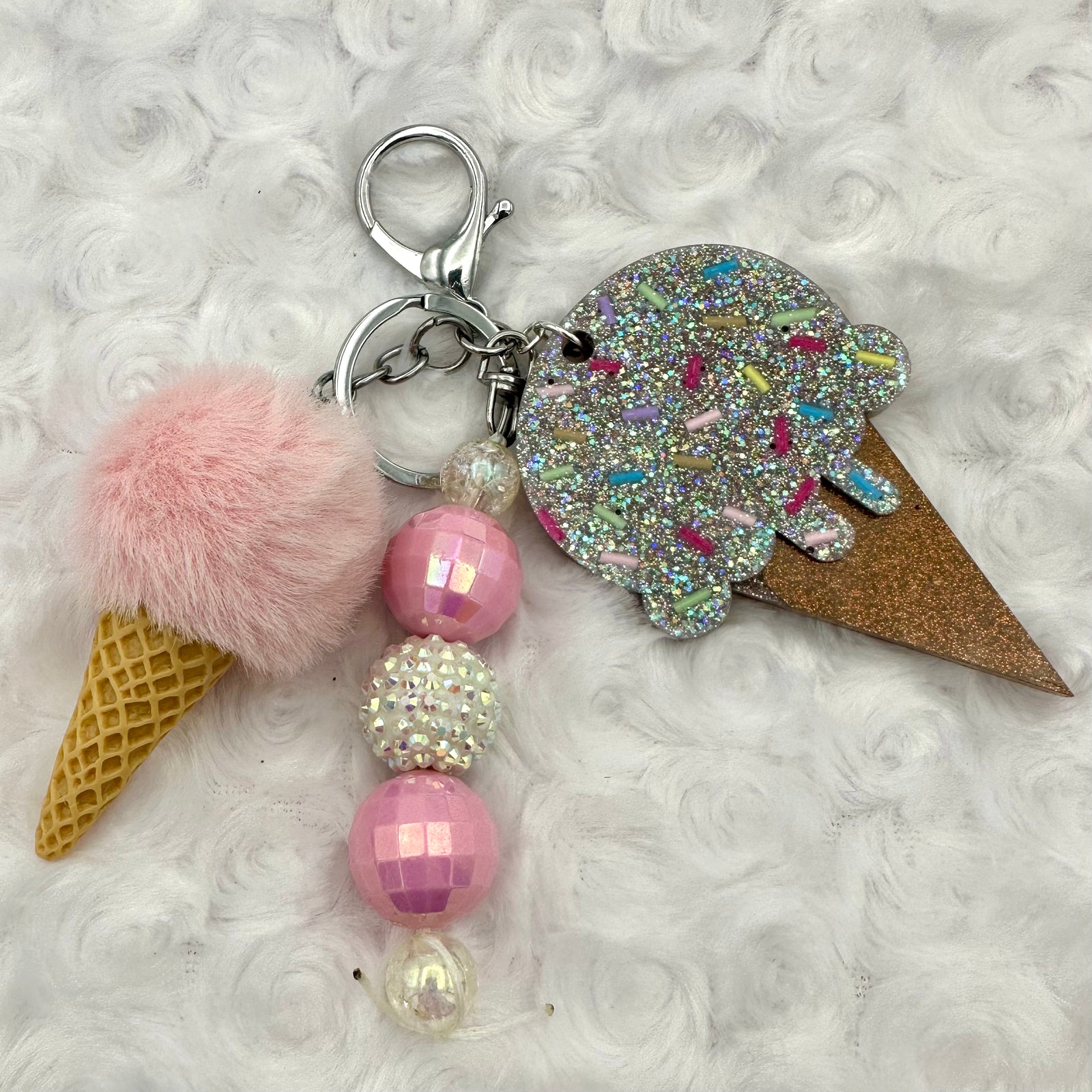 Self Defense Keychain - "Sprinkle Ice Cream"