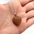 Gold Sandstone Heart Necklace