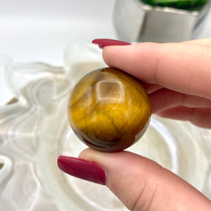 Tiger's Eye Mini Sphere