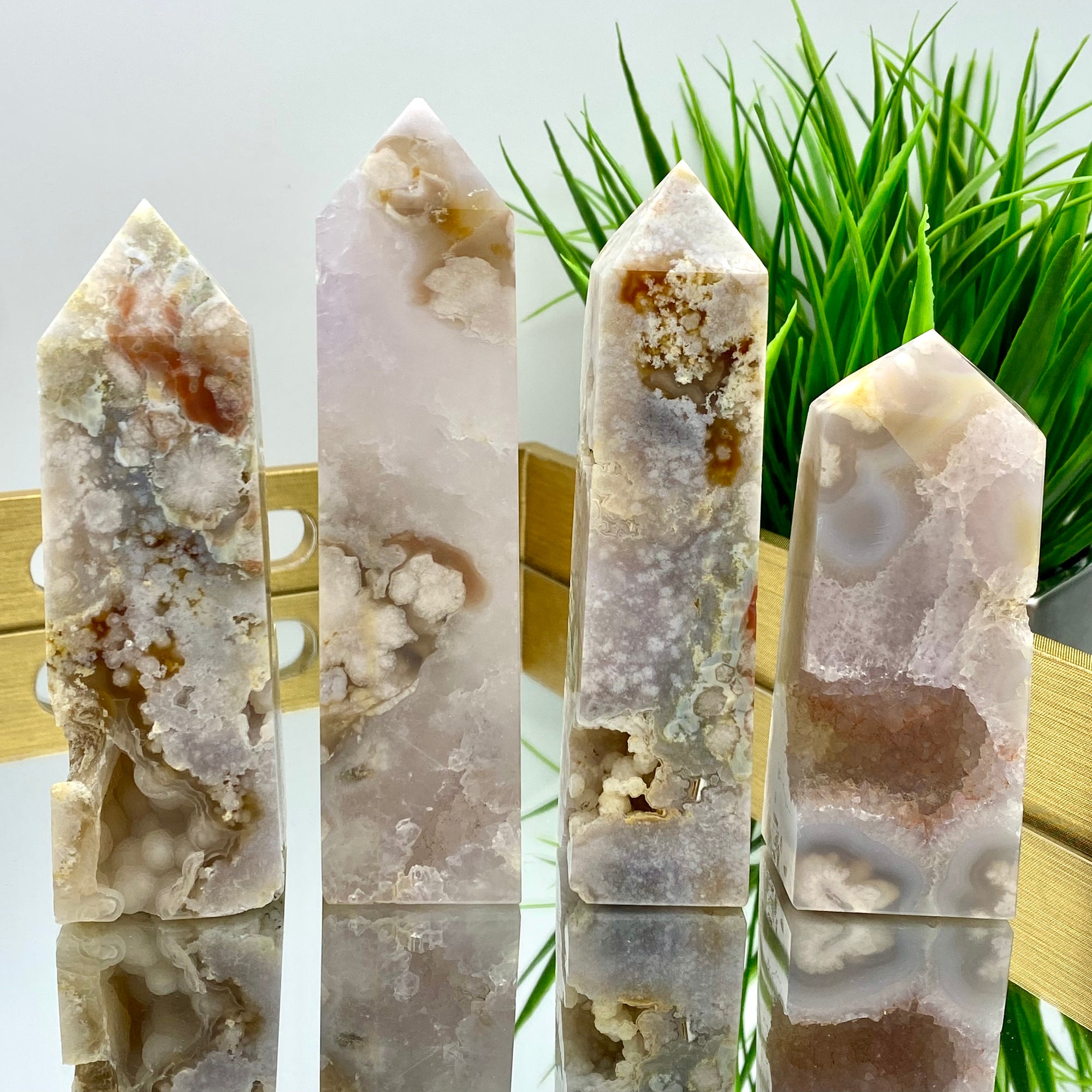 Flower Agate Larger Towers