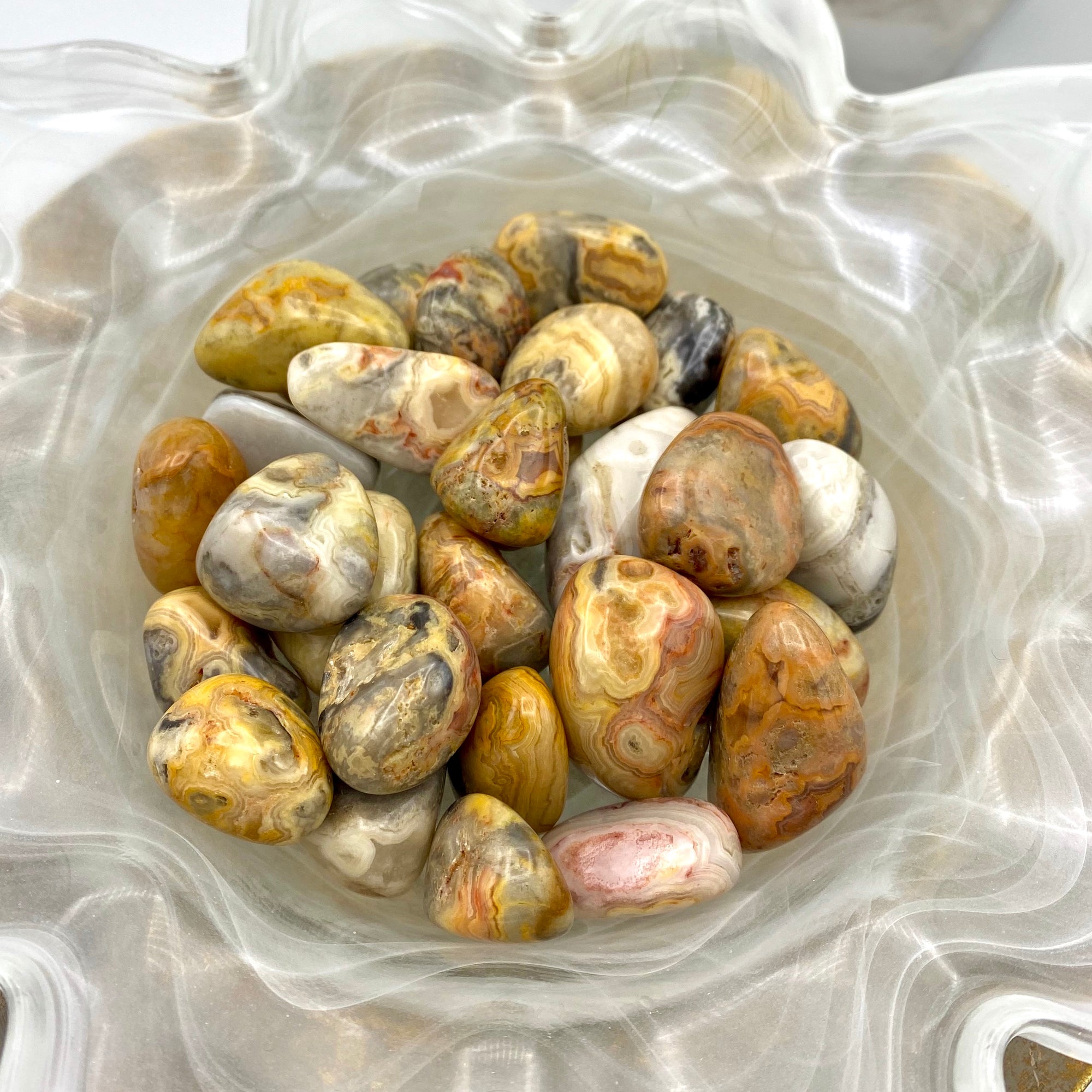 Crazy Lace Agate Tumbles