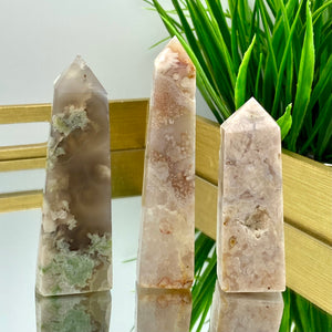 Flower Agate Larger Towers