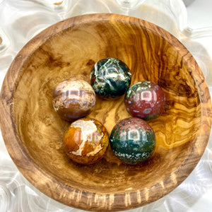 Ocean Jasper Spheres