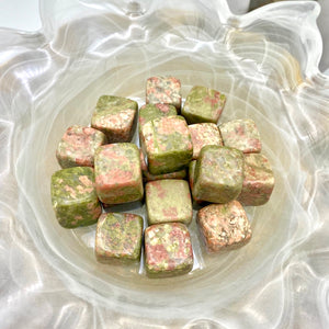 Unakite Cube