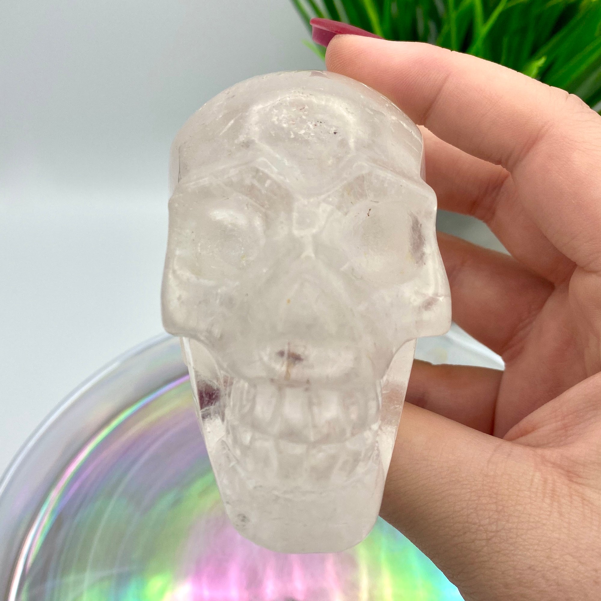 Clear Quartz Skull