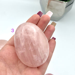 Rose Quartz Palm Stones