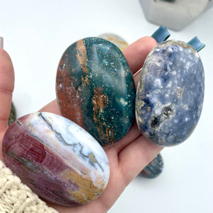 Ocean Jasper Palm Stones