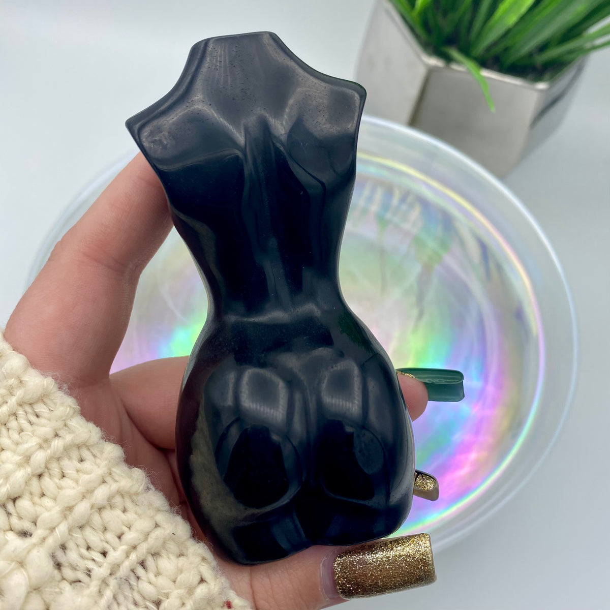 Black Obsidian Goddess Body
