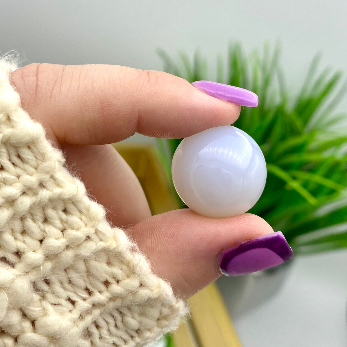 Blue Chalcedony Mini Sphere
