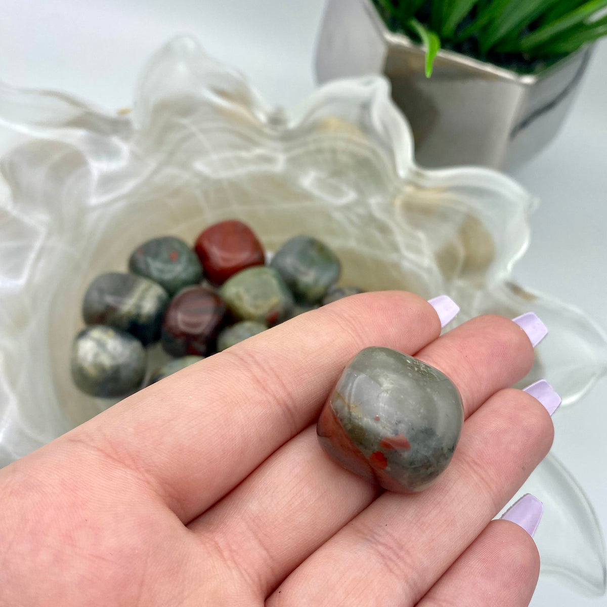 African Bloodstone Tumbles