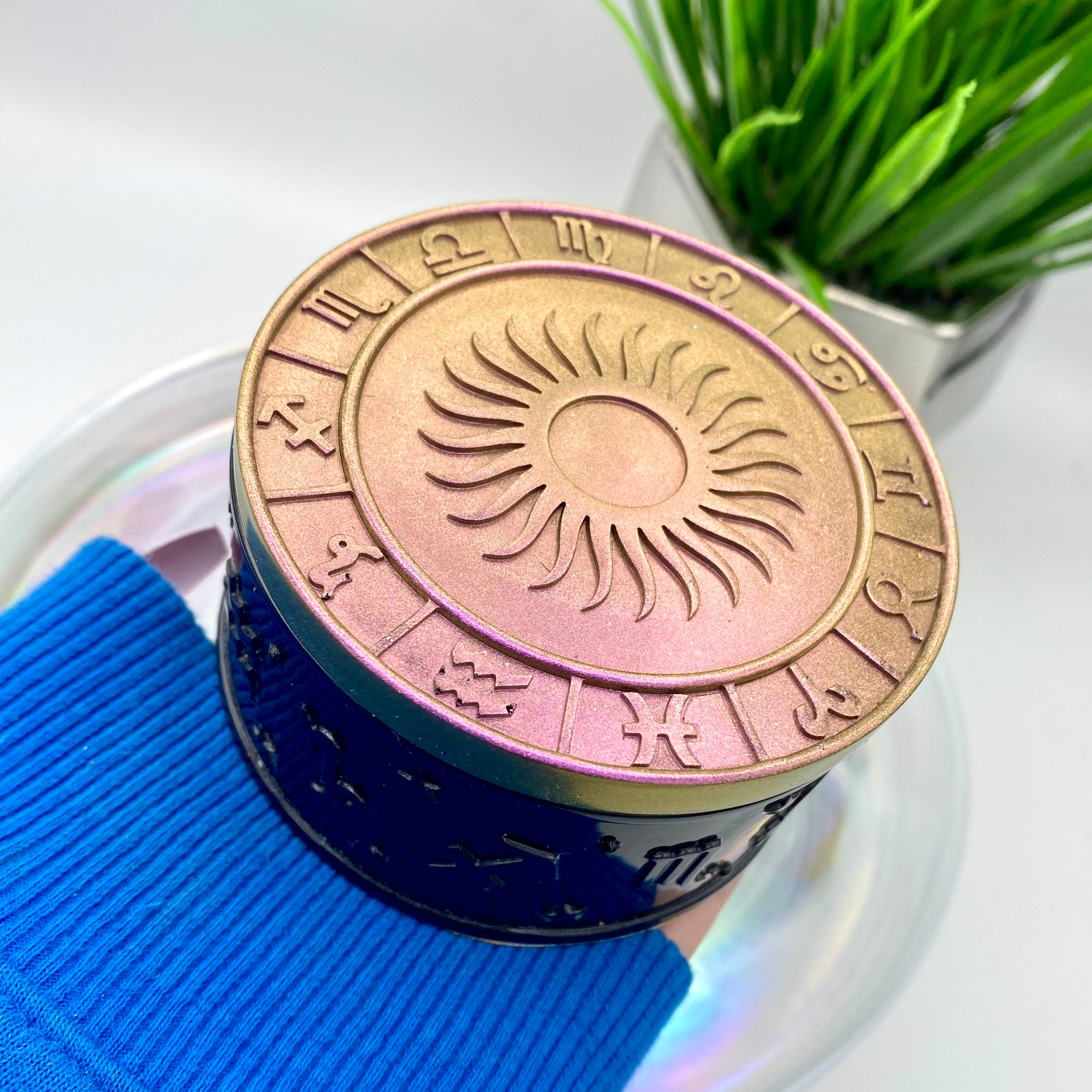 ZODIAC TRINKET BOX - BLACK / GOLD / PINK