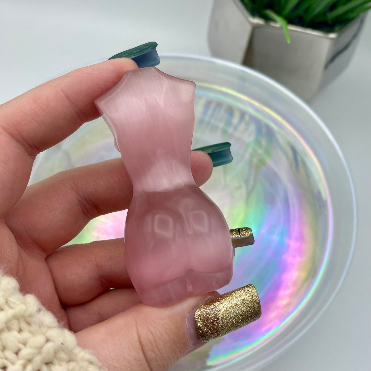 Pink Cat's Eye Goddess Body