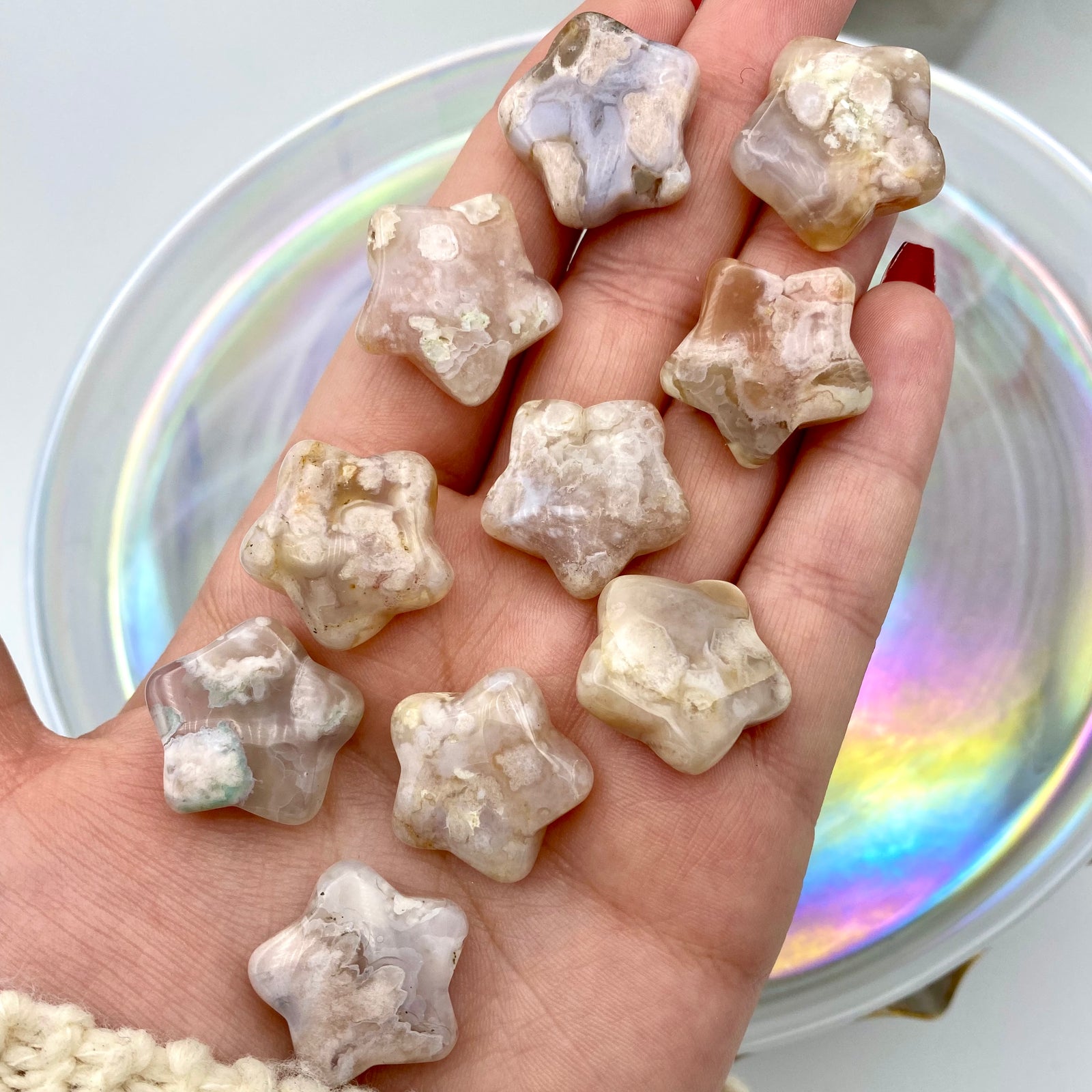 Flower Agate Mini Stars