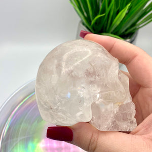 Clear Quartz Skull