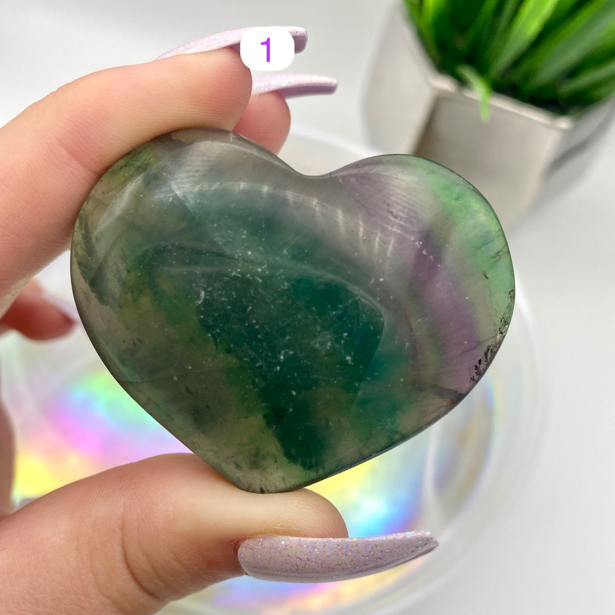 Fluorite Hearts