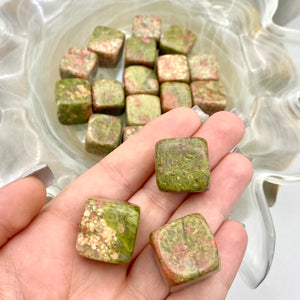 Unakite Cube