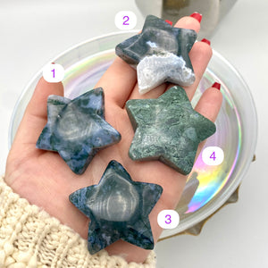 Moss Agate Stars