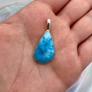 Larimar Necklace - .925 Silver