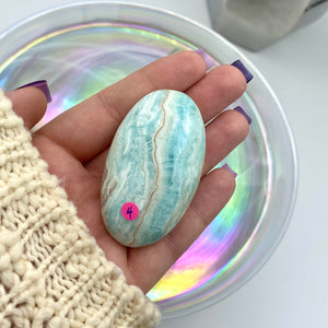 Caribbean Calcite Palm Stones