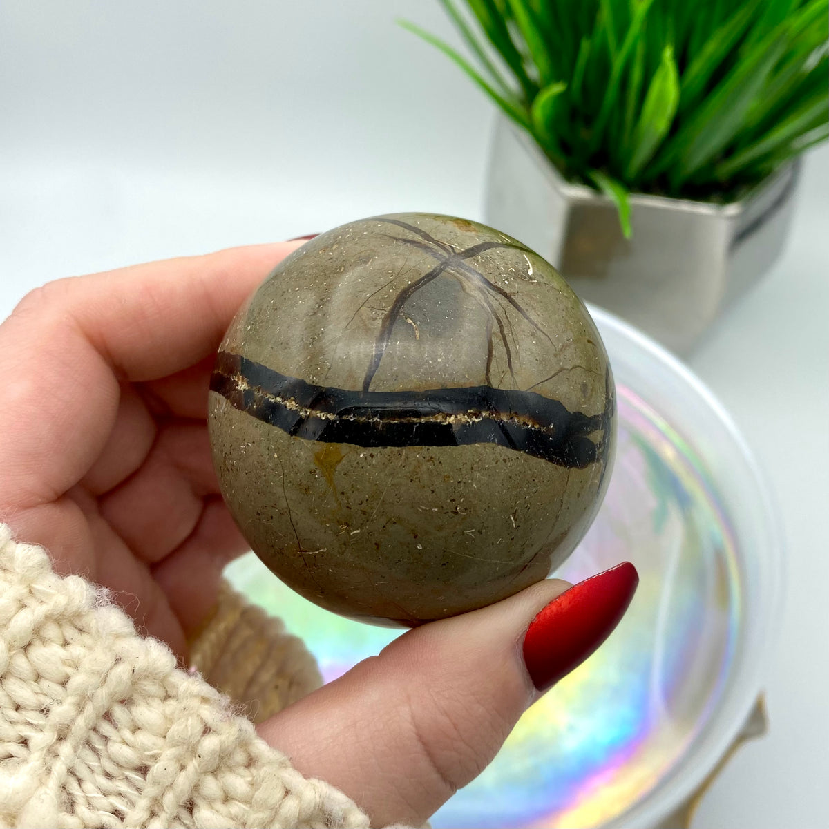 Septarian Sphere