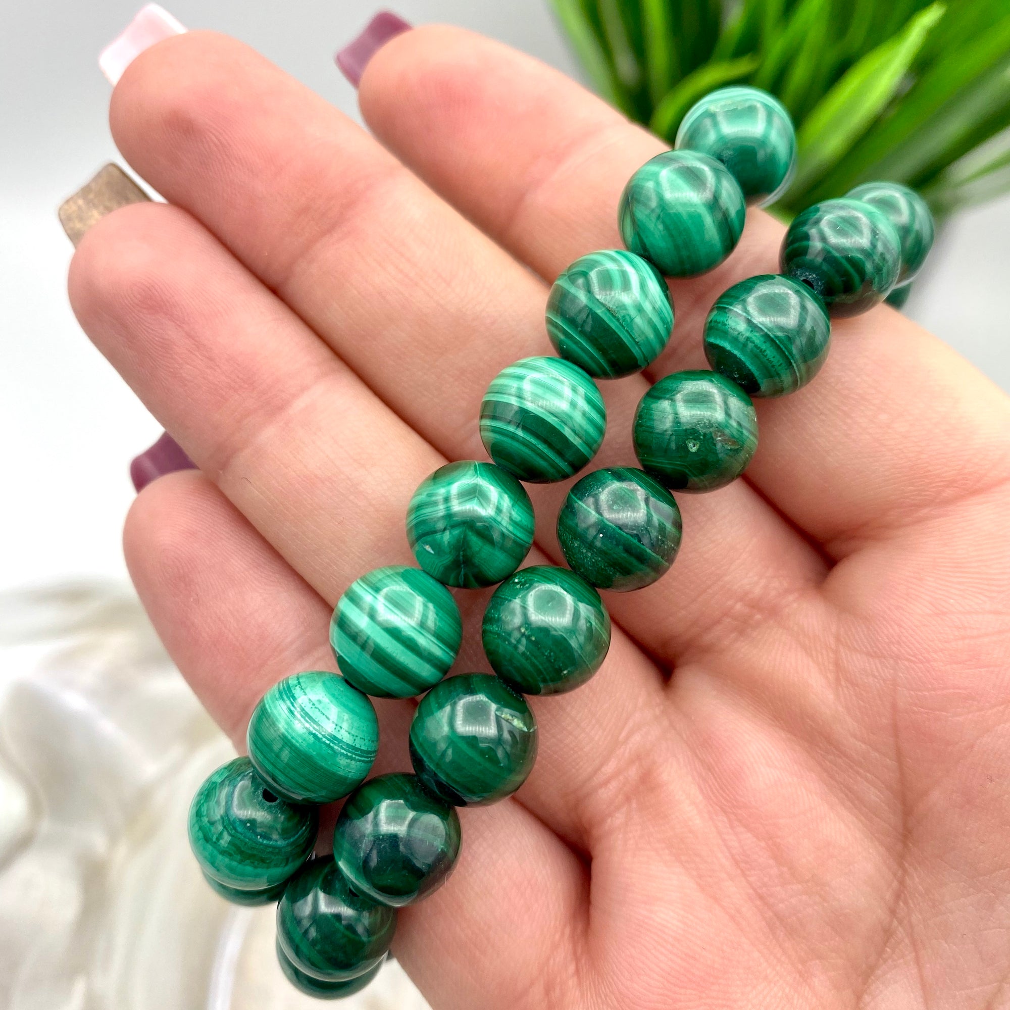 Malachite Bracelets - 10mm