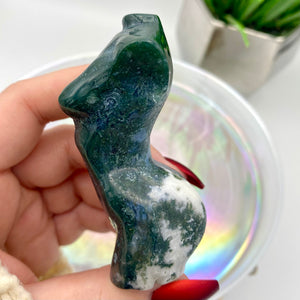 Moss Agate Goddess Body #2