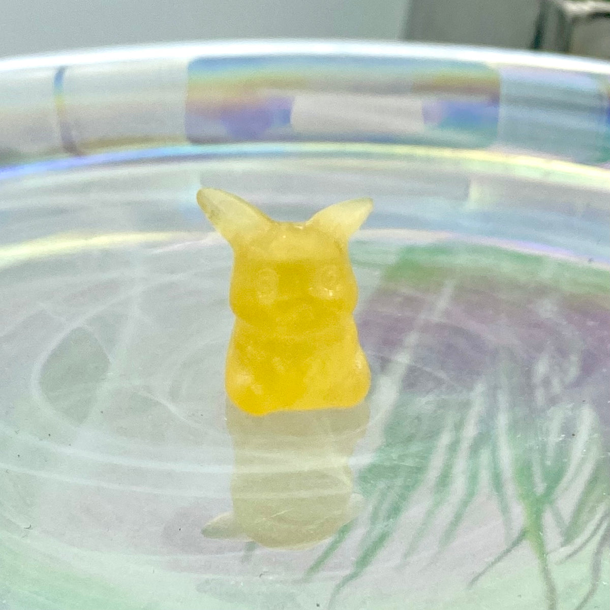 Mini Orange Calcite Pikachu